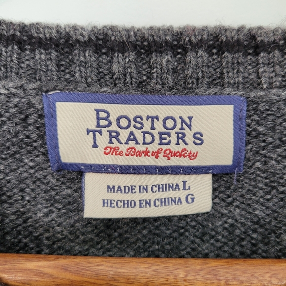 Boston Traders Men's Wool Sweater - Picture 3 of 4